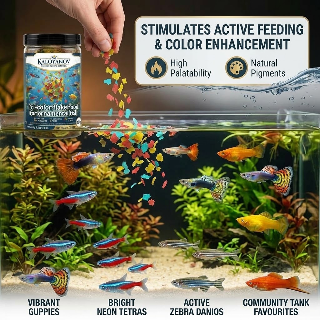 Hochwertiges 3-Farben-Flockenf – Tetra Food Tropical Flakes Bewertung und Preis